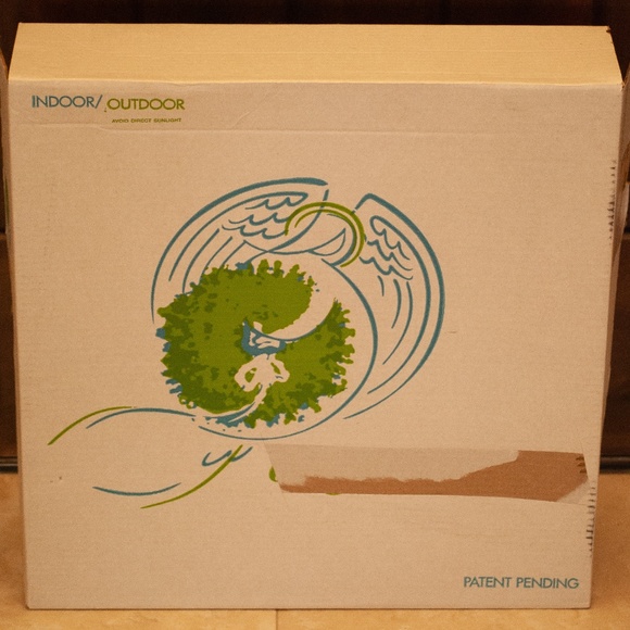 Orange & Black Halloween Feather Fall Door Wreath Trick or Treat Party Decor - Picture 4 of 4